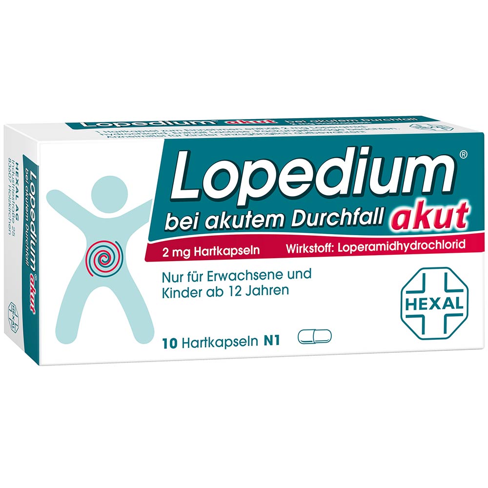 LOPEDIUM akut bei akutem Durchfall Hartkapseln Abbildung für LOPEDIUM akut bei akutem Durchfall Hartkapseln