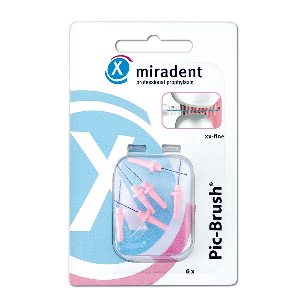 MIRADENT Interd.Pic-Brush Ersatzb.xx-fein pink Abbildung für MIRADENT Interd.Pic-Brush Ersatzb.xx-fein pink