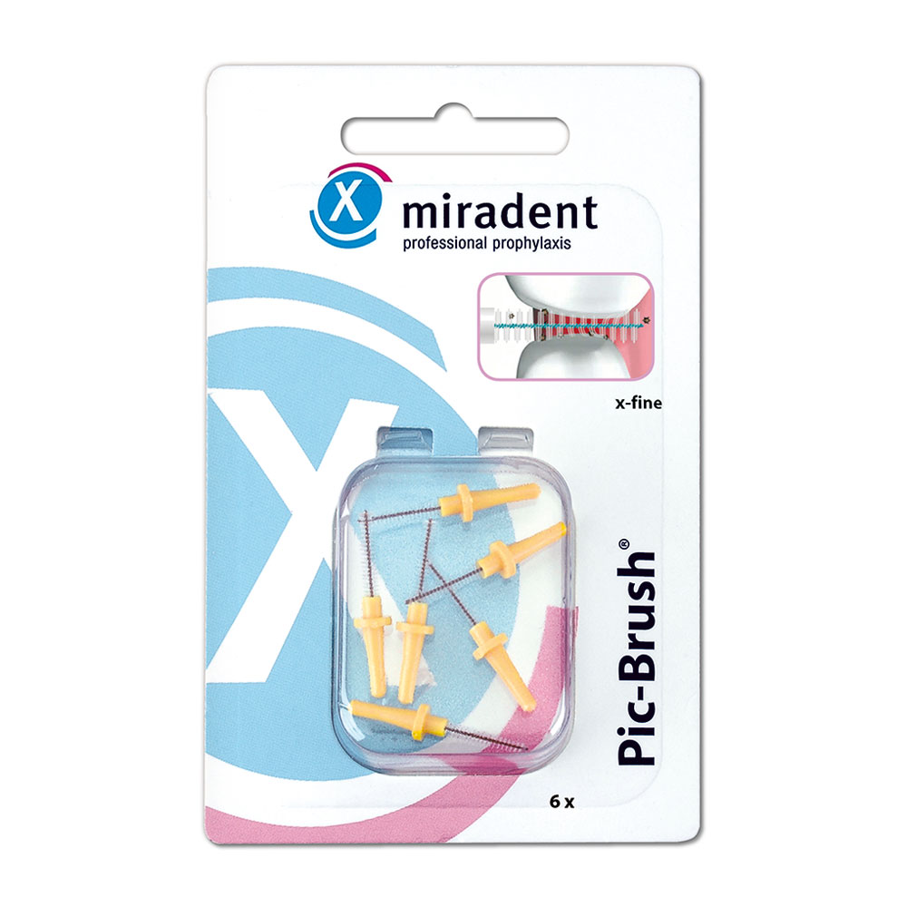 MIRADENT Interd.Pic-Brush Ersatzb.x-fein gelb Abbildung für MIRADENT Interd.Pic-Brush Ersatzb.x-fein gelb