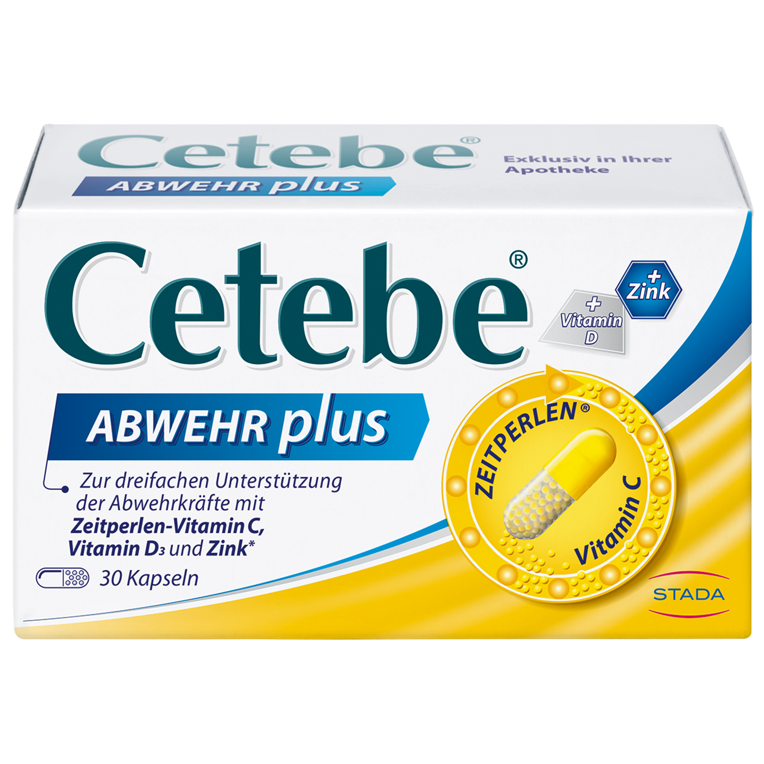 CETEBE ABWEHR plus Vitamin C+Vitamin D3+Zink Kaps. Abbildung für CETEBE ABWEHR plus Vitamin C+Vitamin D3+Zink Kaps.