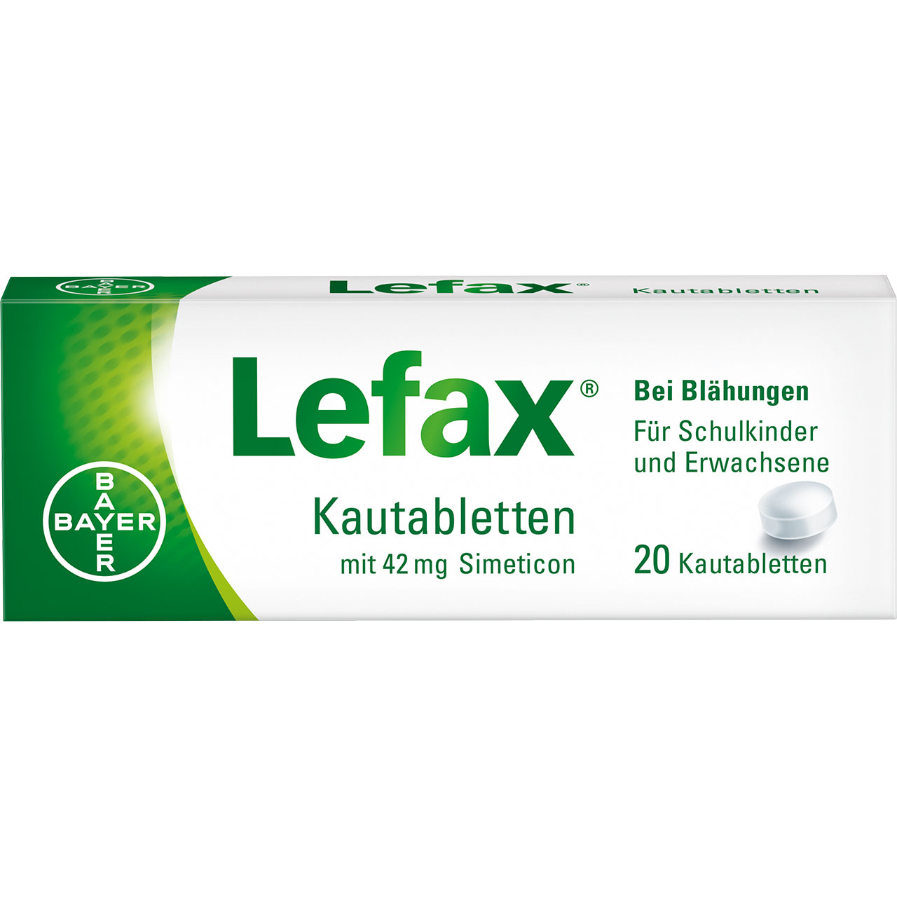 LEFAX Kautabletten Abbildung für LEFAX Kautabletten