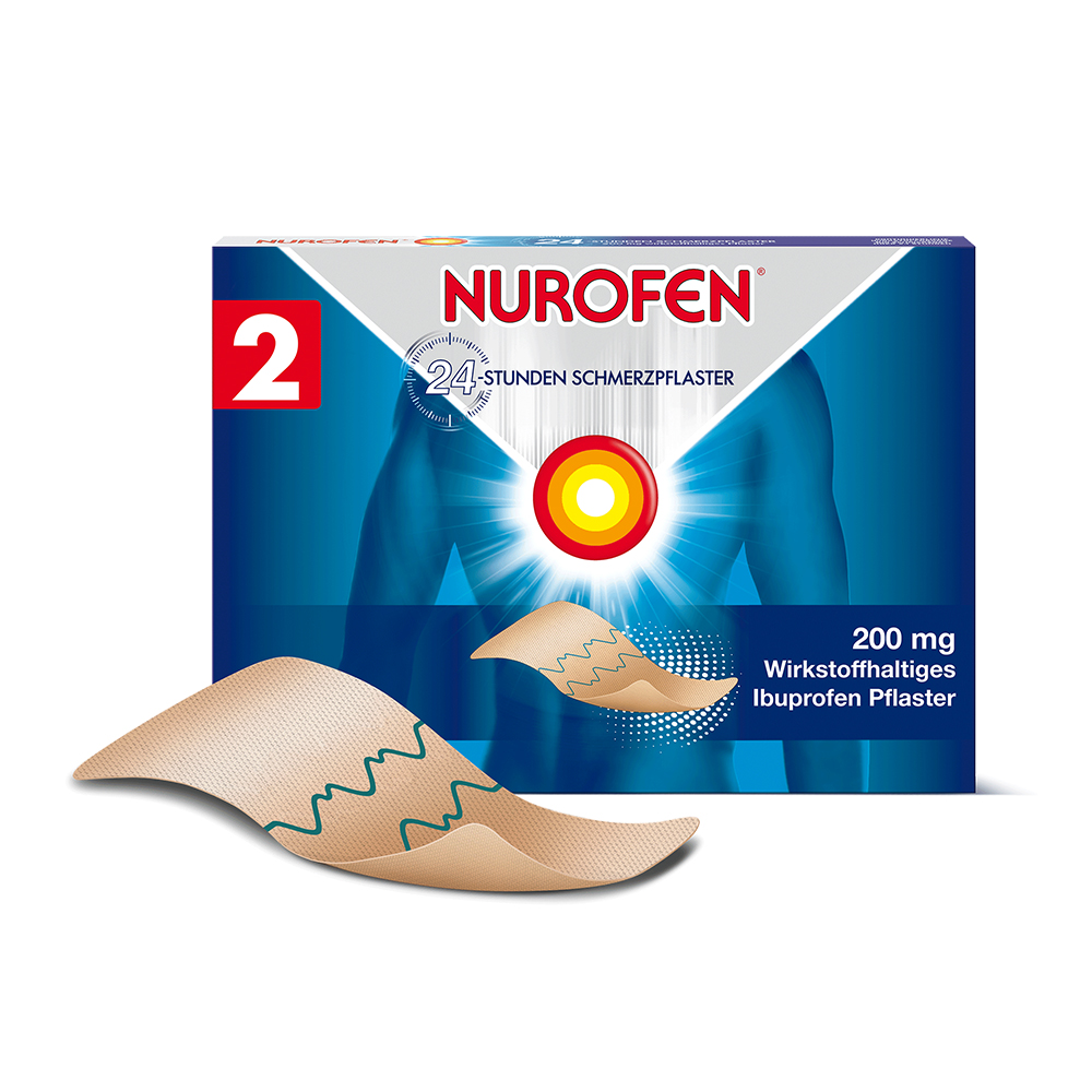 NUROFEN 24-Stunden Schmerzpflaster 200 mg Abbildung für NUROFEN 24-Stunden Schmerzpflaster 200 mg