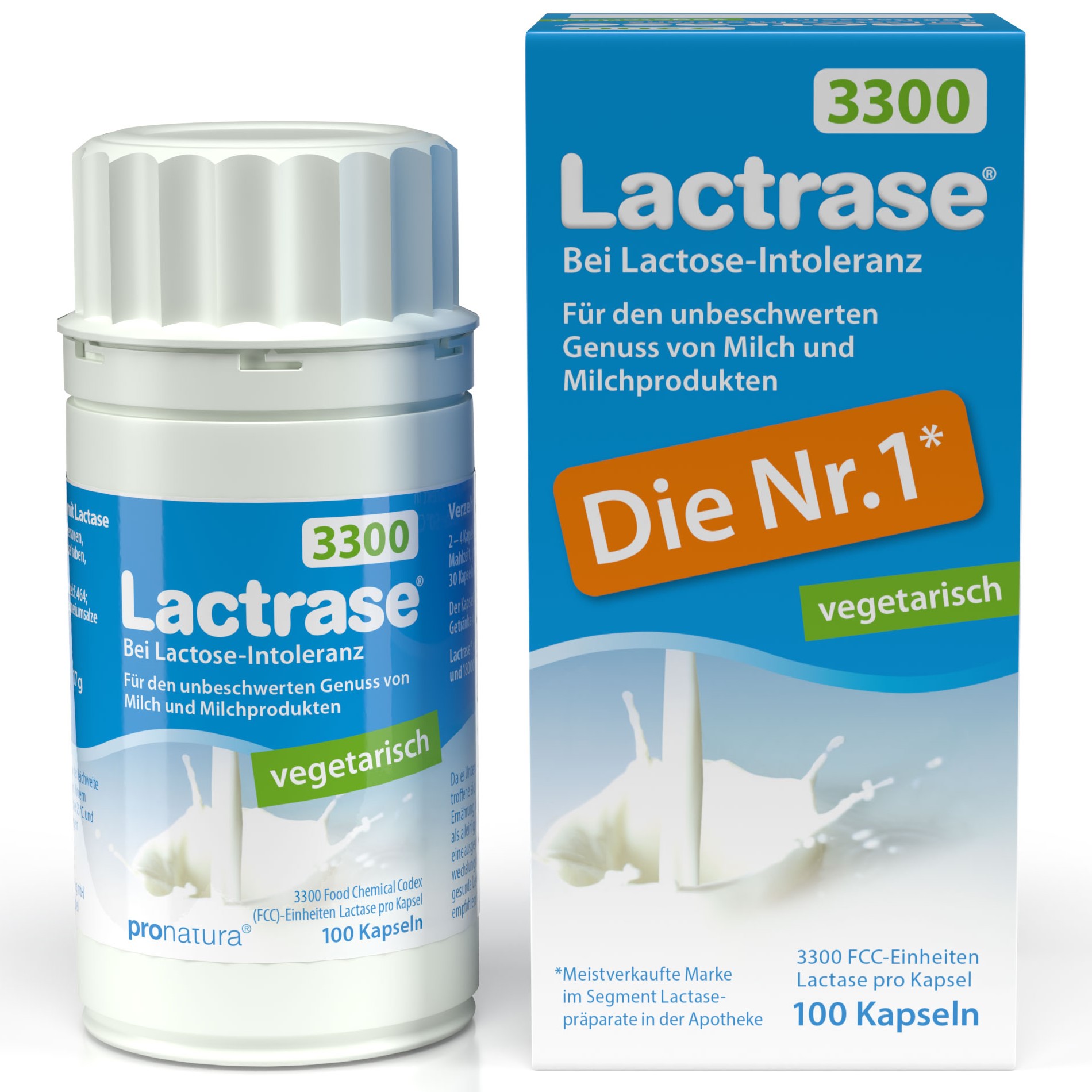 LACTRASE vegetarisch 3.300 Kapseln Abbildung für LACTRASE vegetarisch 3.300 Kapseln