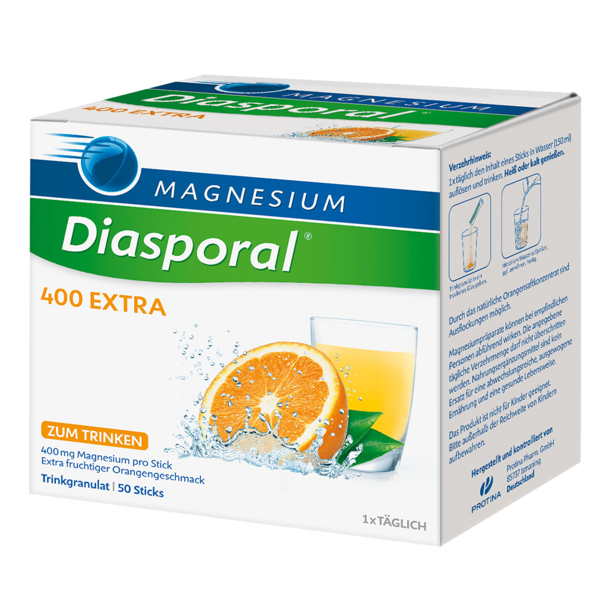 MAGNESIUM DIASPORAL 400 Extra Trinkgranulat Abbildung für MAGNESIUM DIASPORAL 400 Extra Trinkgranulat