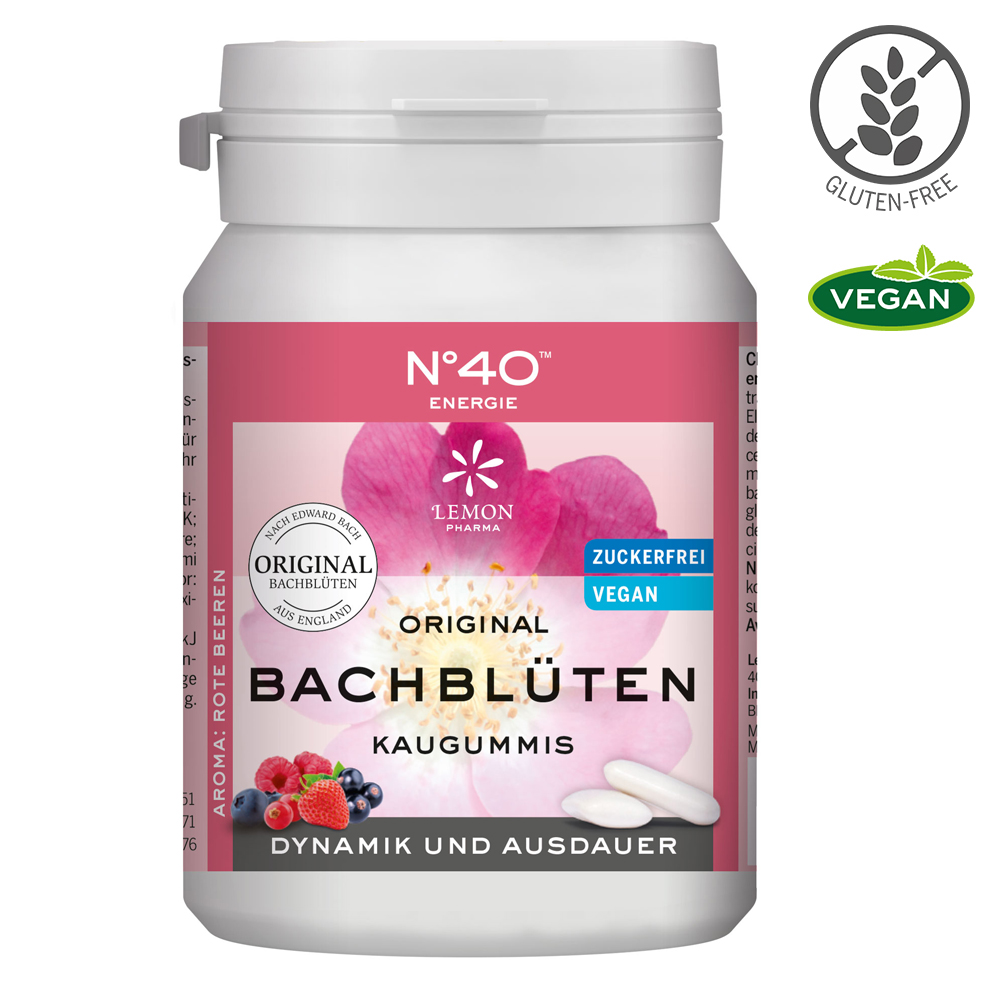SELBSTVERTRAUEN Kaugummi nach Dr.Bach Abbildung für SELBSTVERTRAUEN Kaugummi nach Dr.Bach
