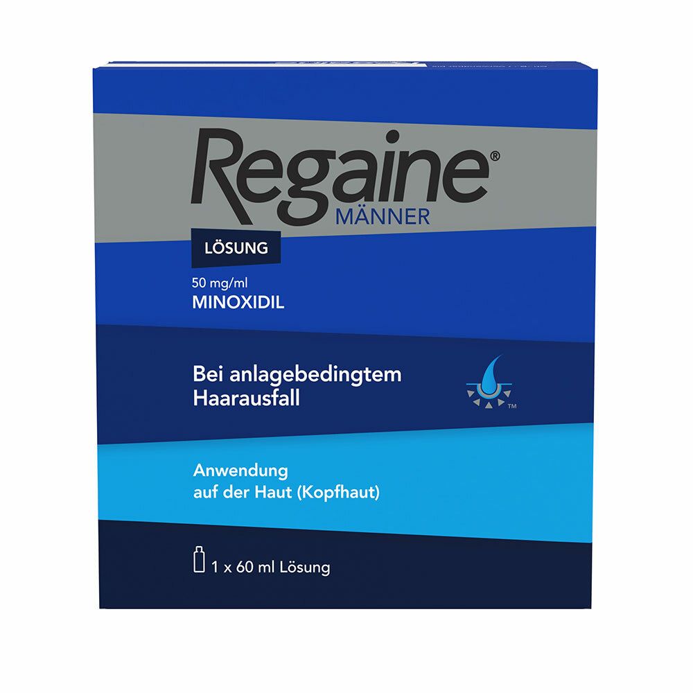 REGAINE Männer Lösung bei anlagebedingtem Haarausfall Abbildung für REGAINE Männer Lösung bei anlagebedingtem Haarausfall