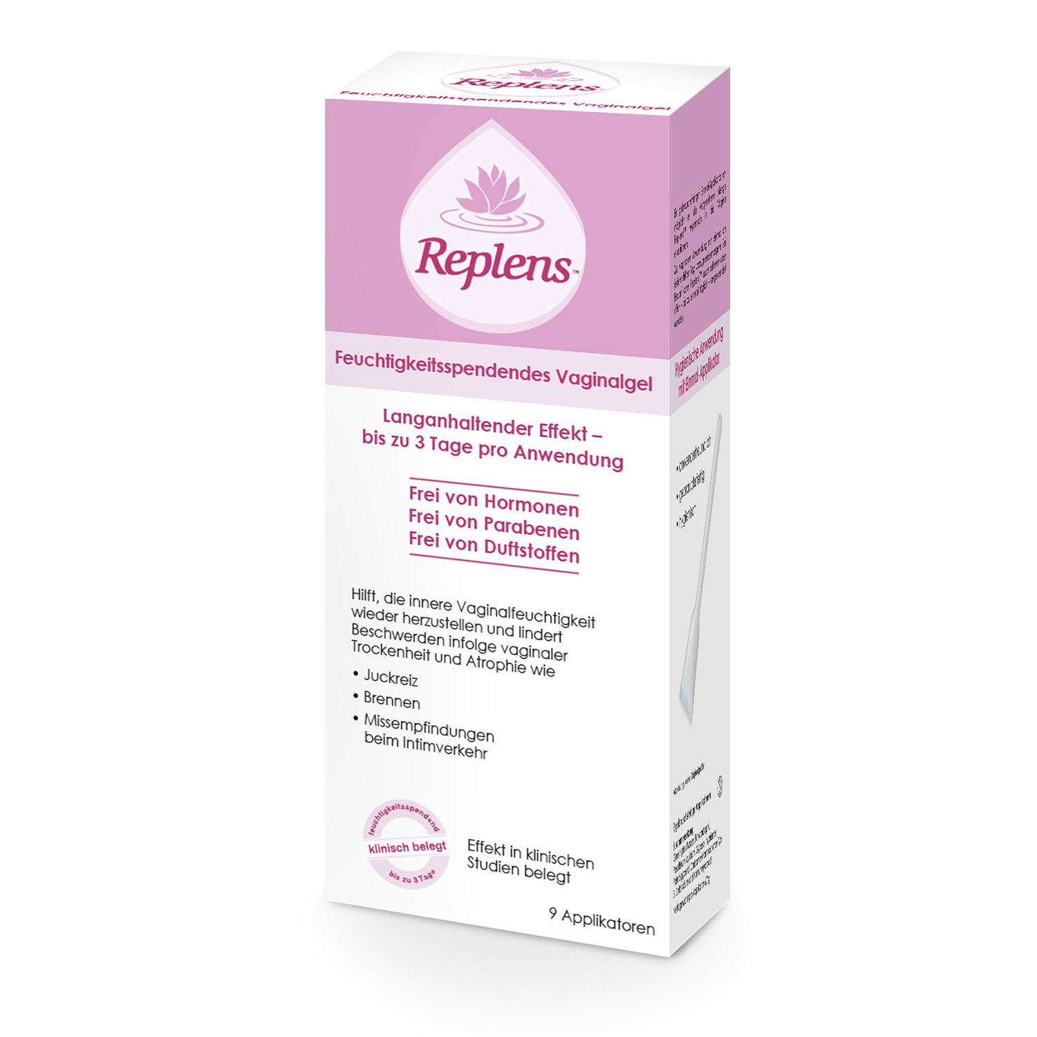 REPLENS Vaginalgel vorgefüllte Applikatoren Abbildung für REPLENS Vaginalgel vorgefüllte Applikatoren
