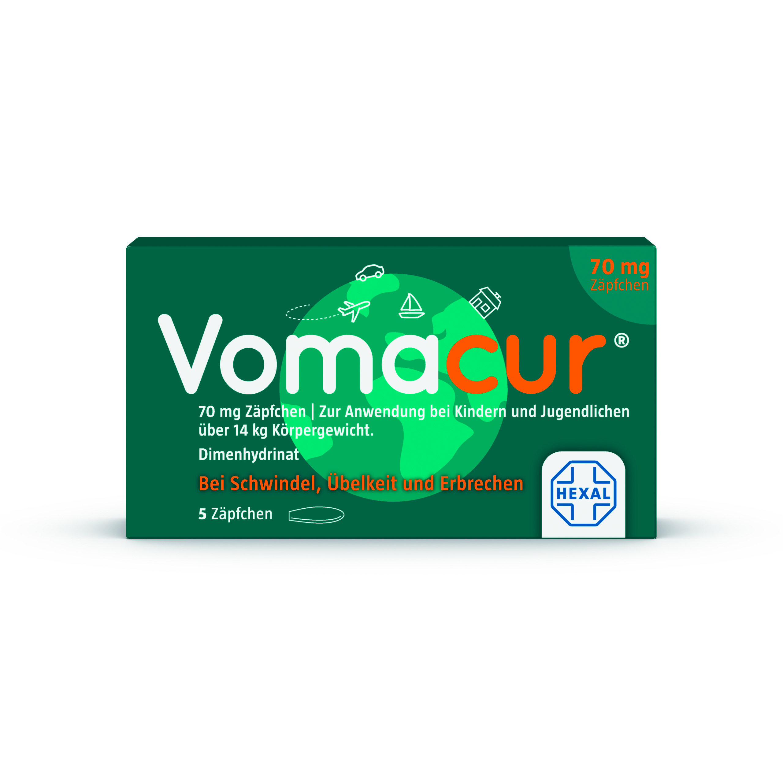 VOMACUR 70 Zäpfchen Abbildung für VOMACUR 70 Zäpfchen