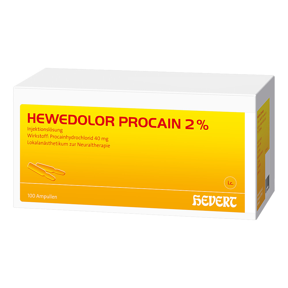 HEWEDOLOR Procain 2% Ampullen Abbildung für HEWEDOLOR Procain 2% Ampullen