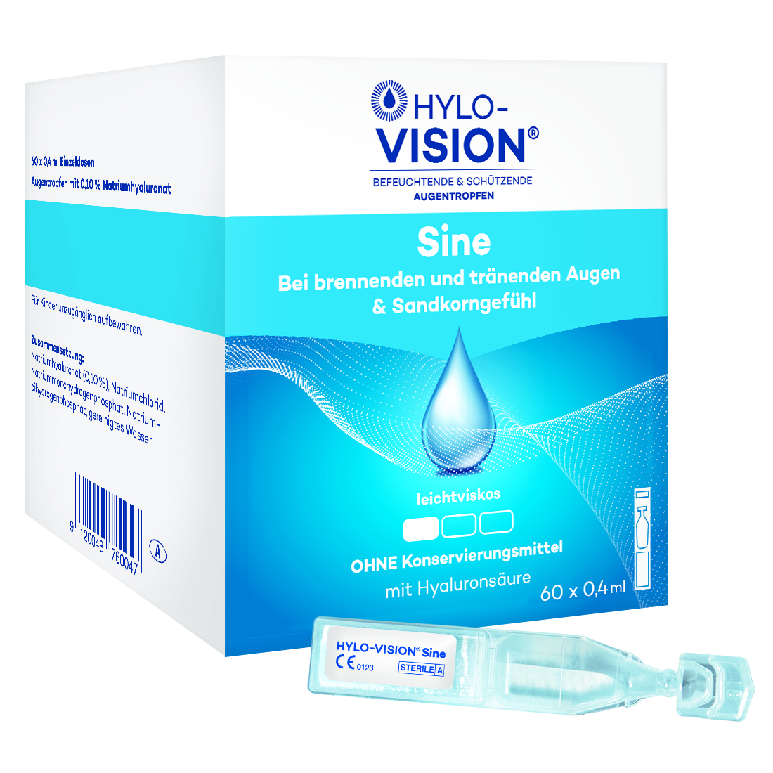 HYLO-VISION sine Einzeldosispipetten Abbildung für HYLO-VISION sine Einzeldosispipetten