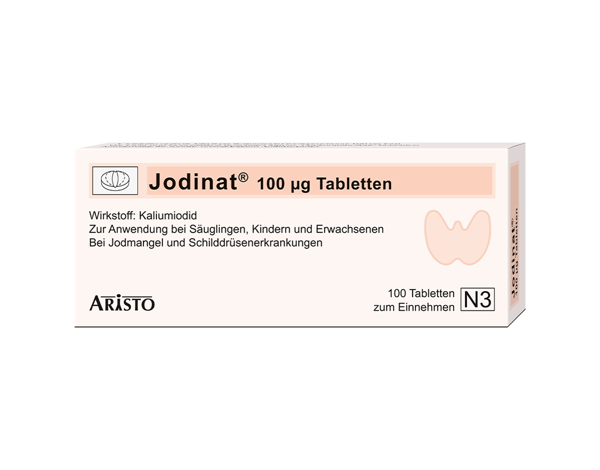 JODINAT 100 μg Tabletten Abbildung für JODINAT 100 μg Tabletten