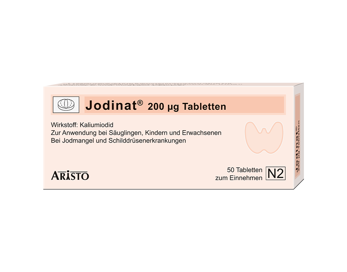 JODINAT 200 μg Tabletten Abbildung für JODINAT 200 μg Tabletten