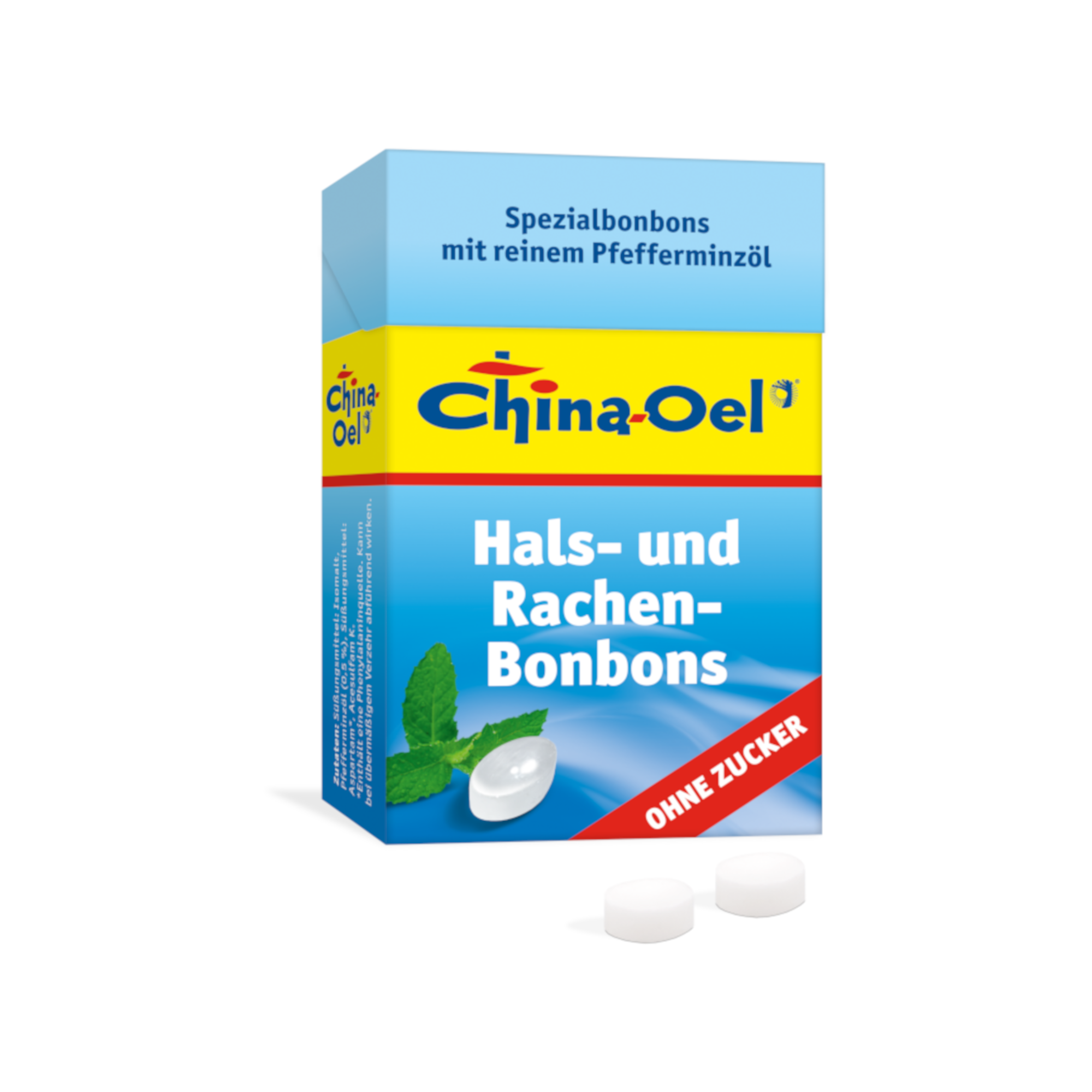CHINA ÖL Hals- u.Hustenbonbons o.Zucker Abbildung für CHINA ÖL Hals- u.Hustenbonbons o.Zucker