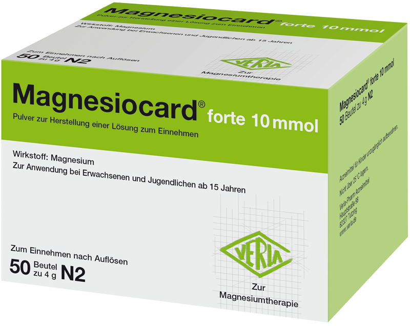 Magnesiocard® forte 10 mmol Abbildung für Magnesiocard® forte 10 mmol