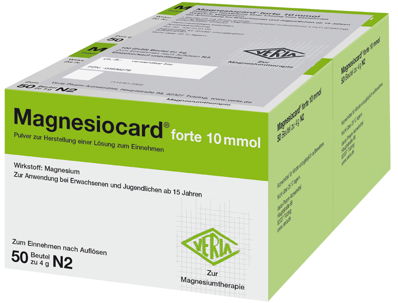 Magnesiocard® forte 10 mmol Abbildung für Magnesiocard® forte 10 mmol