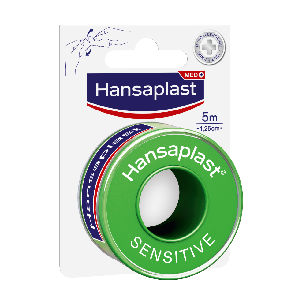 HANSAPLAST Fixierpfl.Sensitive 1,25 cmx5 m Abbildung für HANSAPLAST Fixierpfl.Sensitive 1,25 cmx5 m