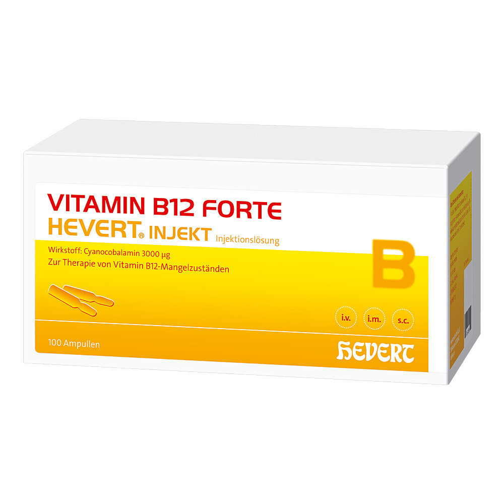VITAMIN B12 HEVERT forte Injekt Ampullen Abbildung für VITAMIN B12 HEVERT forte Injekt Ampullen