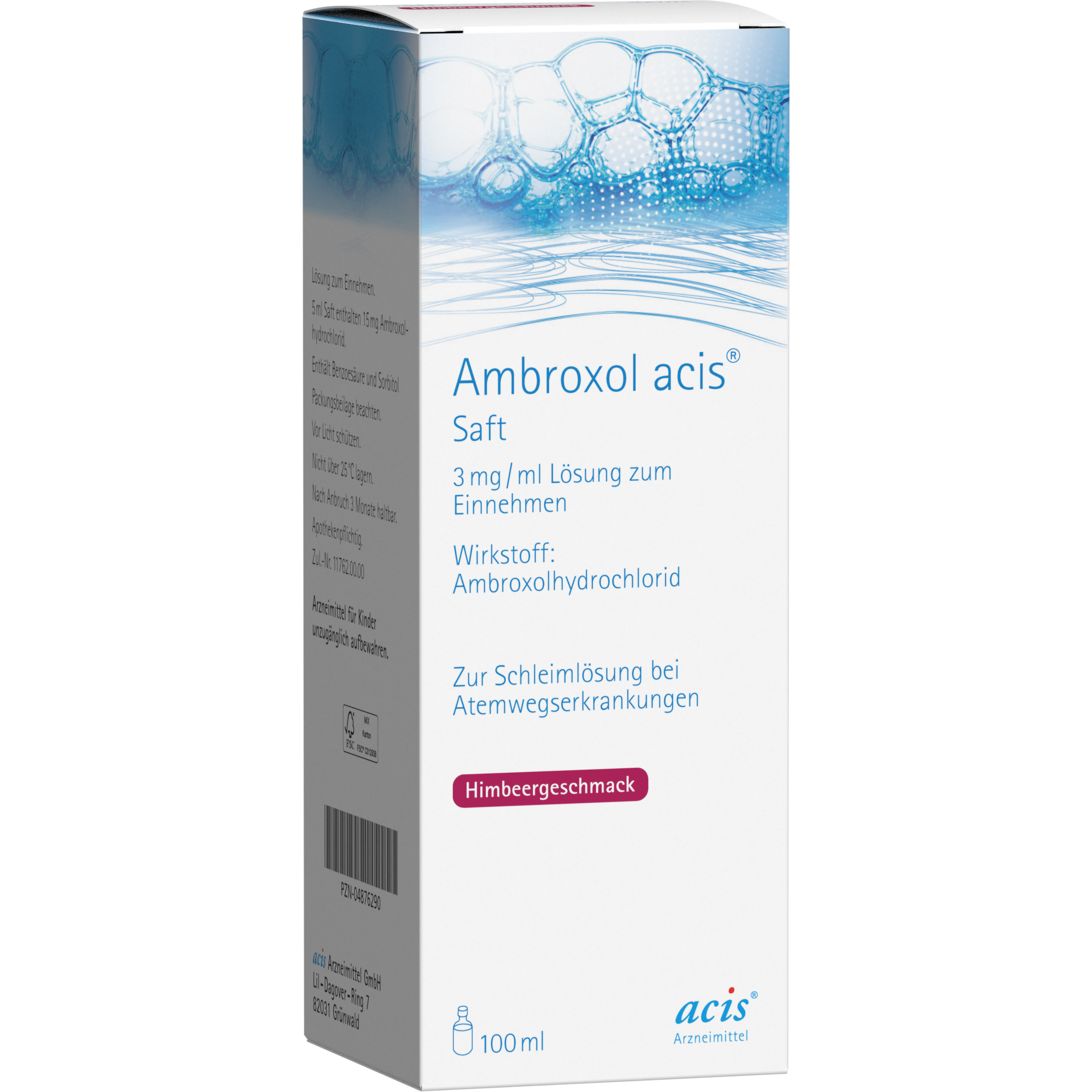 AMBROXOL acis Saft Abbildung für AMBROXOL acis Saft