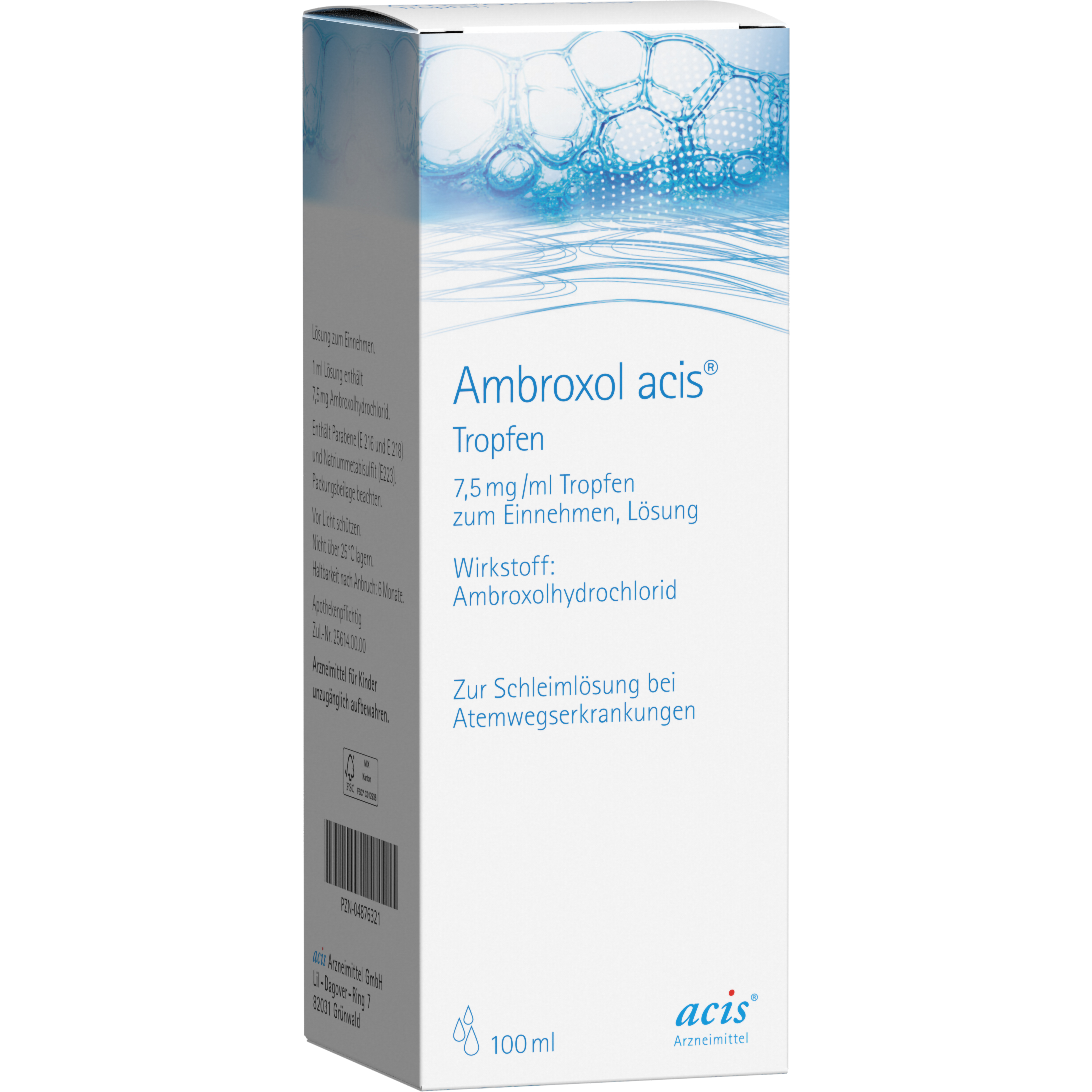 AMBROXOL acis Tropfen Abbildung für AMBROXOL acis Tropfen