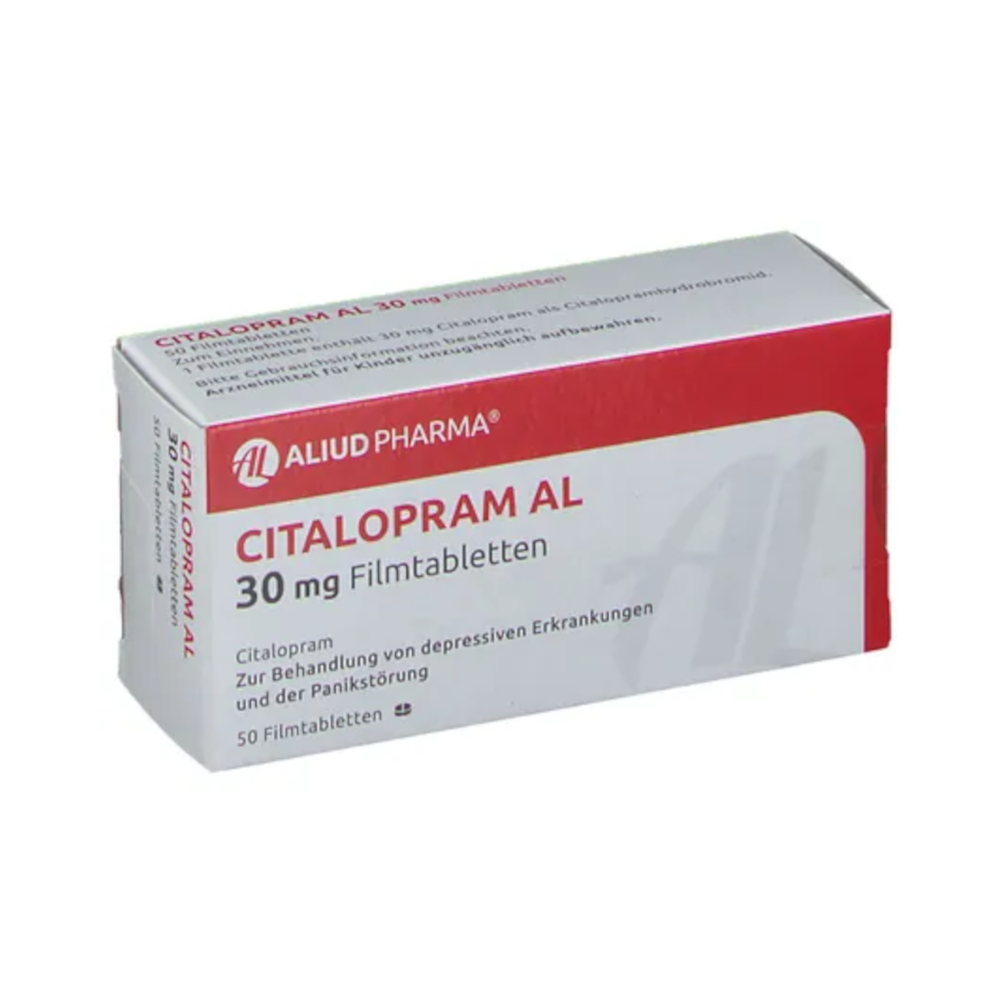 CITALOPRAM AL 30 mg Filmtabletten Abbildung für CITALOPRAM AL 30 mg Filmtabletten