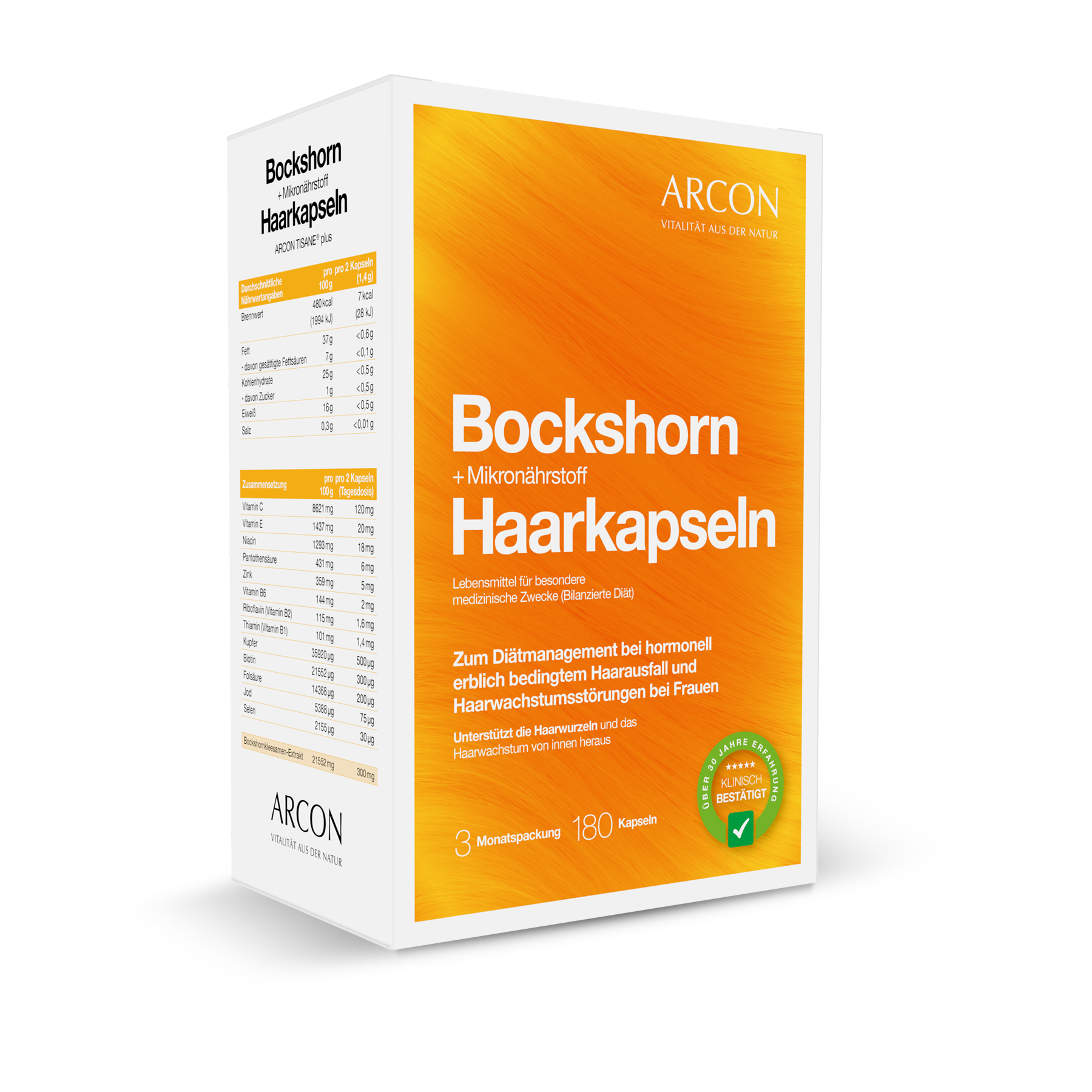 BOCKSHORN+Mikronährstoff Haarkapseln Abbildung für BOCKSHORN+Mikronährstoff Haarkapseln
