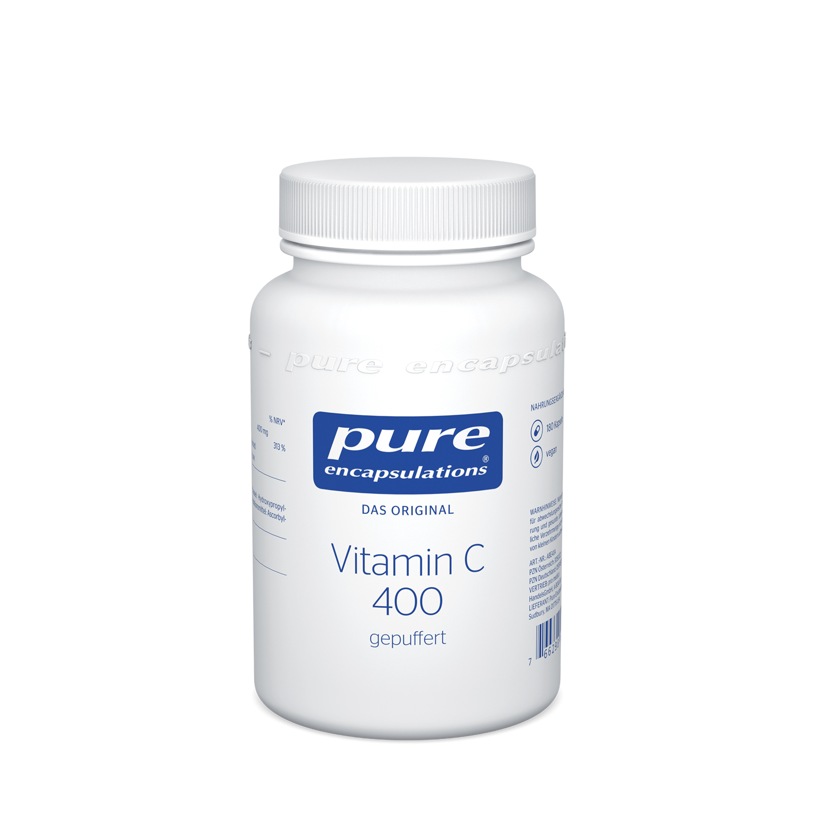 PURE ENCAPSULATIONS Vitamin C 400 gepuffert Kaps. Abbildung für PURE ENCAPSULATIONS Vitamin C 400 gepuffert Kaps.