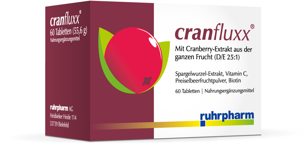 CRANFLUXX Tabletten Abbildung für CRANFLUXX Tabletten