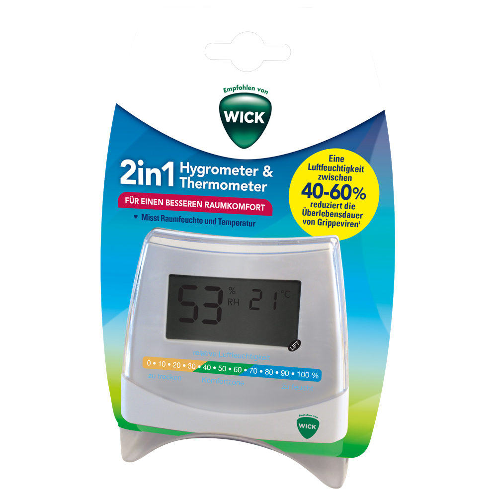 WICK Hygrometer u.Thermometer W70DA Abbildung für WICK Hygrometer u.Thermometer W70DA