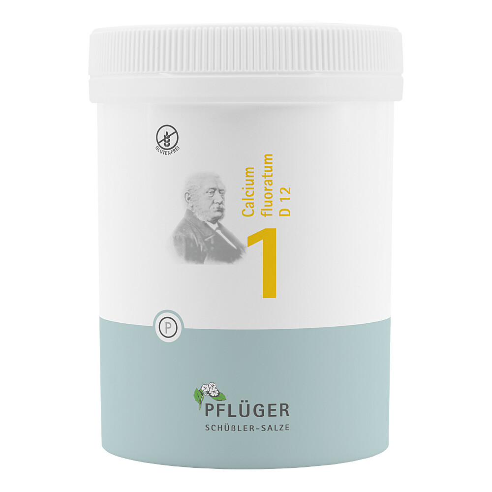 BIOCHEMIE Pflüger 1 Calcium fluoratum D 12 Tabl. Abbildung für BIOCHEMIE Pflüger 1 Calcium fluoratum D 12 Tabl.