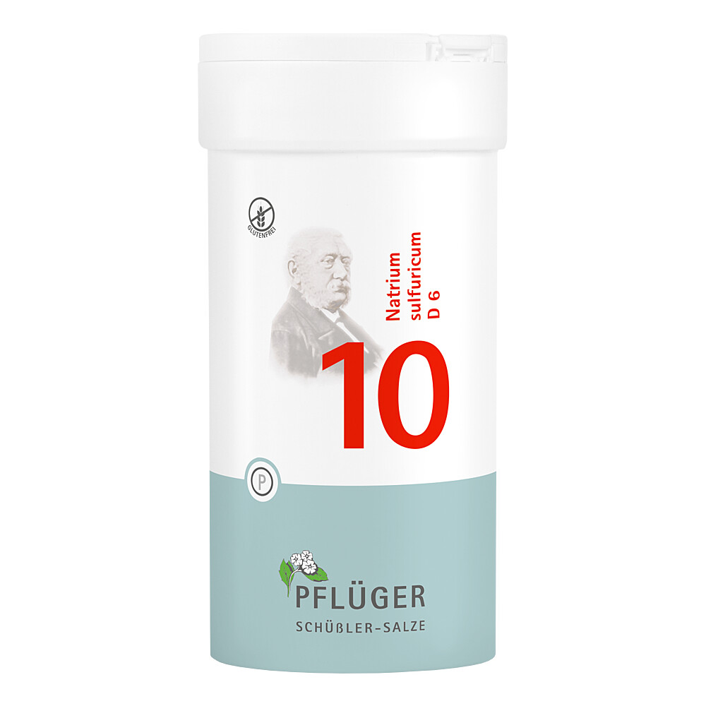 BIOCHEMIE Pflüger 10 Natrium sulfuricum D 6 Tabl. Abbildung für BIOCHEMIE Pflüger 10 Natrium sulfuricum D 6 Tabl.