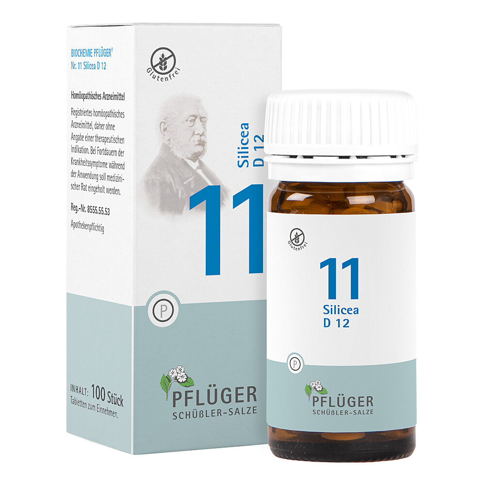 BIOCHEMIE Pflüger 11 Silicea D 12 Tabletten Abbildung für BIOCHEMIE Pflüger 11 Silicea D 12 Tabletten
