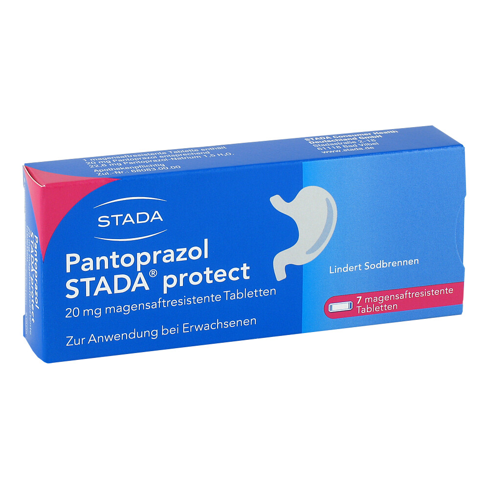 PANTOPRAZOL STADA protect 20 mg magensaftres.Tabl. Abbildung für PANTOPRAZOL STADA protect 20 mg magensaftres.Tabl.