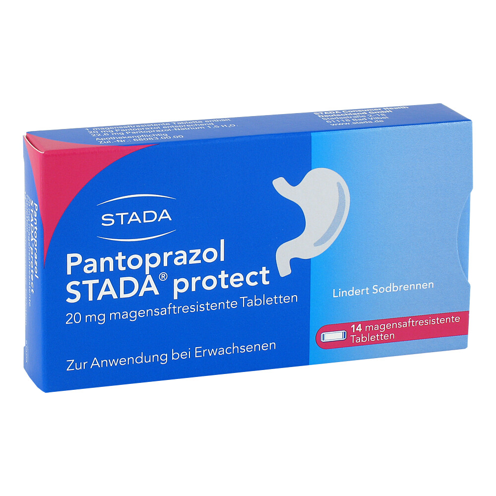 PANTOPRAZOL STADA protect 20 mg magensaftres.Tabl. Abbildung für PANTOPRAZOL STADA protect 20 mg magensaftres.Tabl.
