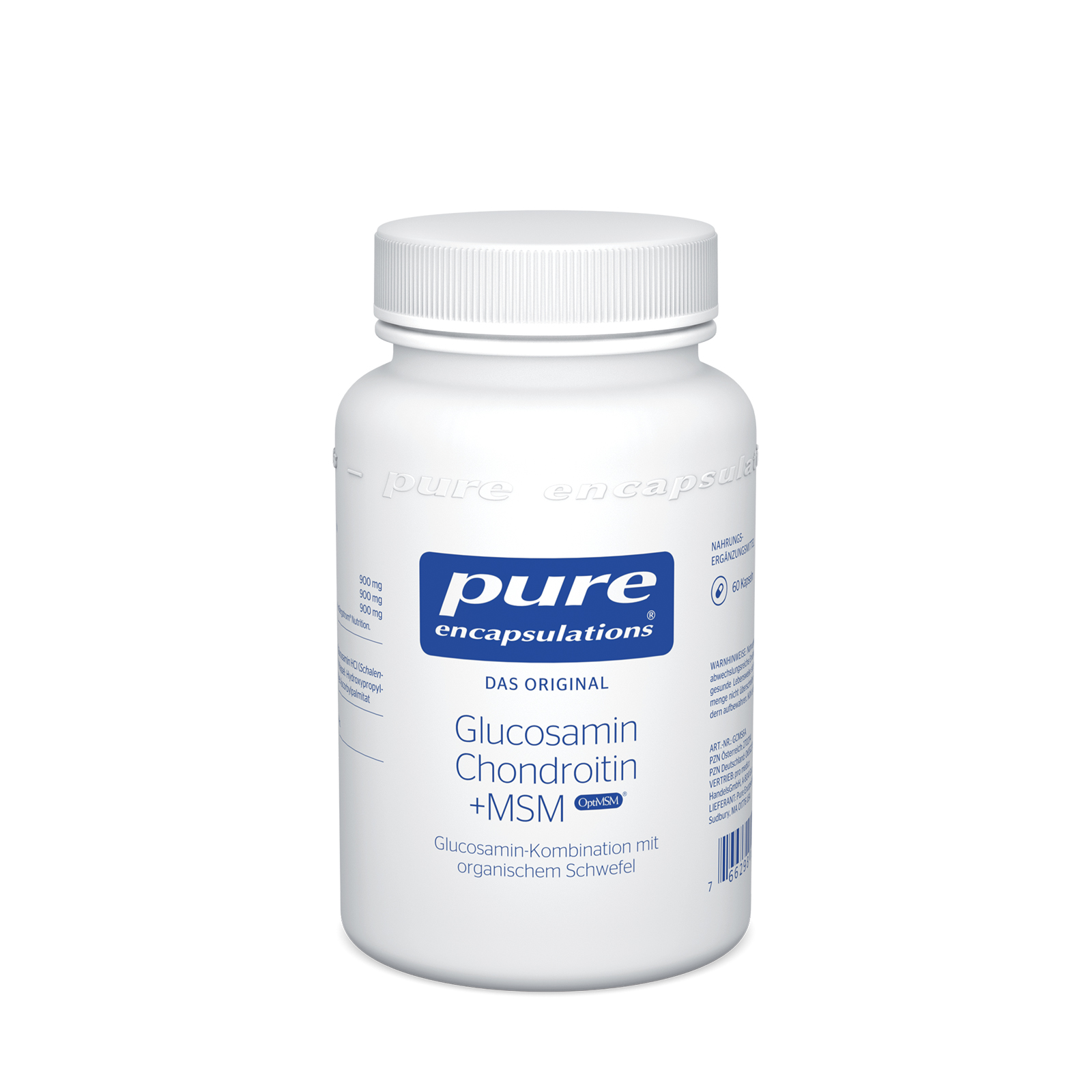 PURE ENCAPSULATIONS Glucosamin+Chondr.+MSM Kapseln Abbildung für PURE ENCAPSULATIONS Glucosamin+Chondr.+MSM Kapseln