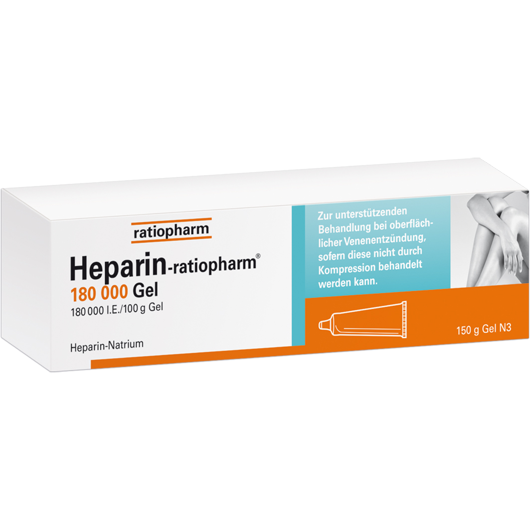 HEPARIN-RATIOPHARM 180.000 I.E. Gel Abbildung für HEPARIN-RATIOPHARM 180.000 I.E. Gel