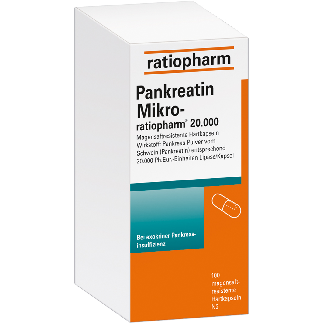 PANKREATIN Mikro-ratio.20.000 magensaftr.Hartkaps. Abbildung für PANKREATIN Mikro-ratio.20.000 magensaftr.Hartkaps.