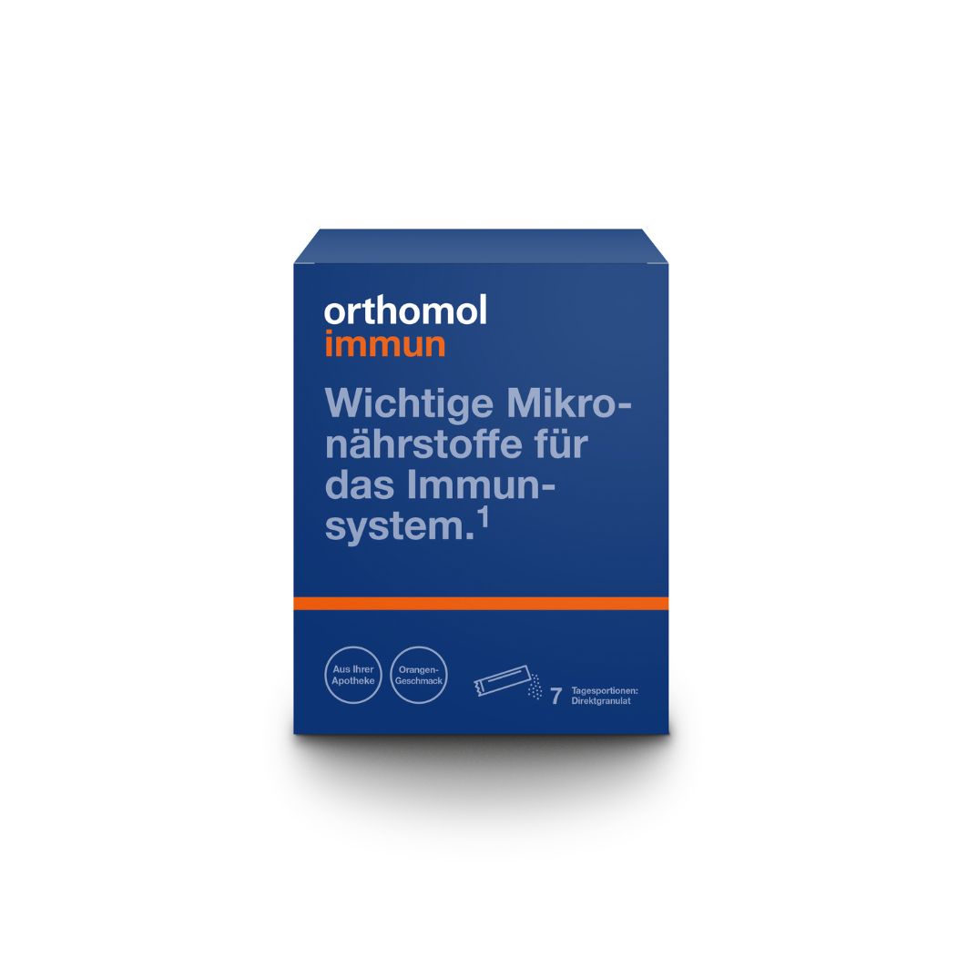 ORTHOMOL Immun Direktgranulat Orange Abbildung für ORTHOMOL Immun Direktgranulat Orange
