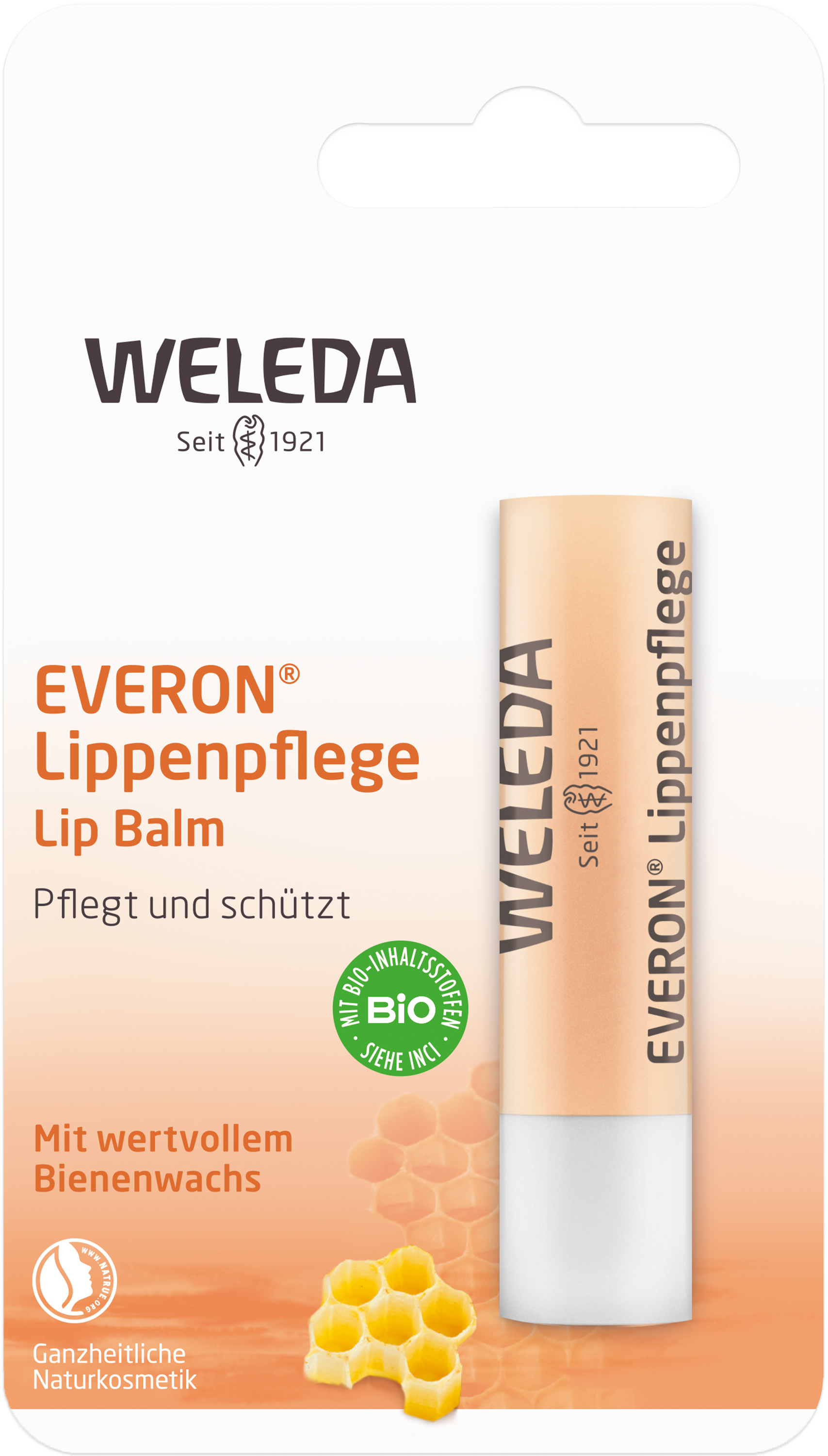 Weleda Everon Lippenpflege - pflegt & schützt trockene Lippen Abbildung für Weleda Everon Lippenpflege - pflegt & schützt trockene Lippen