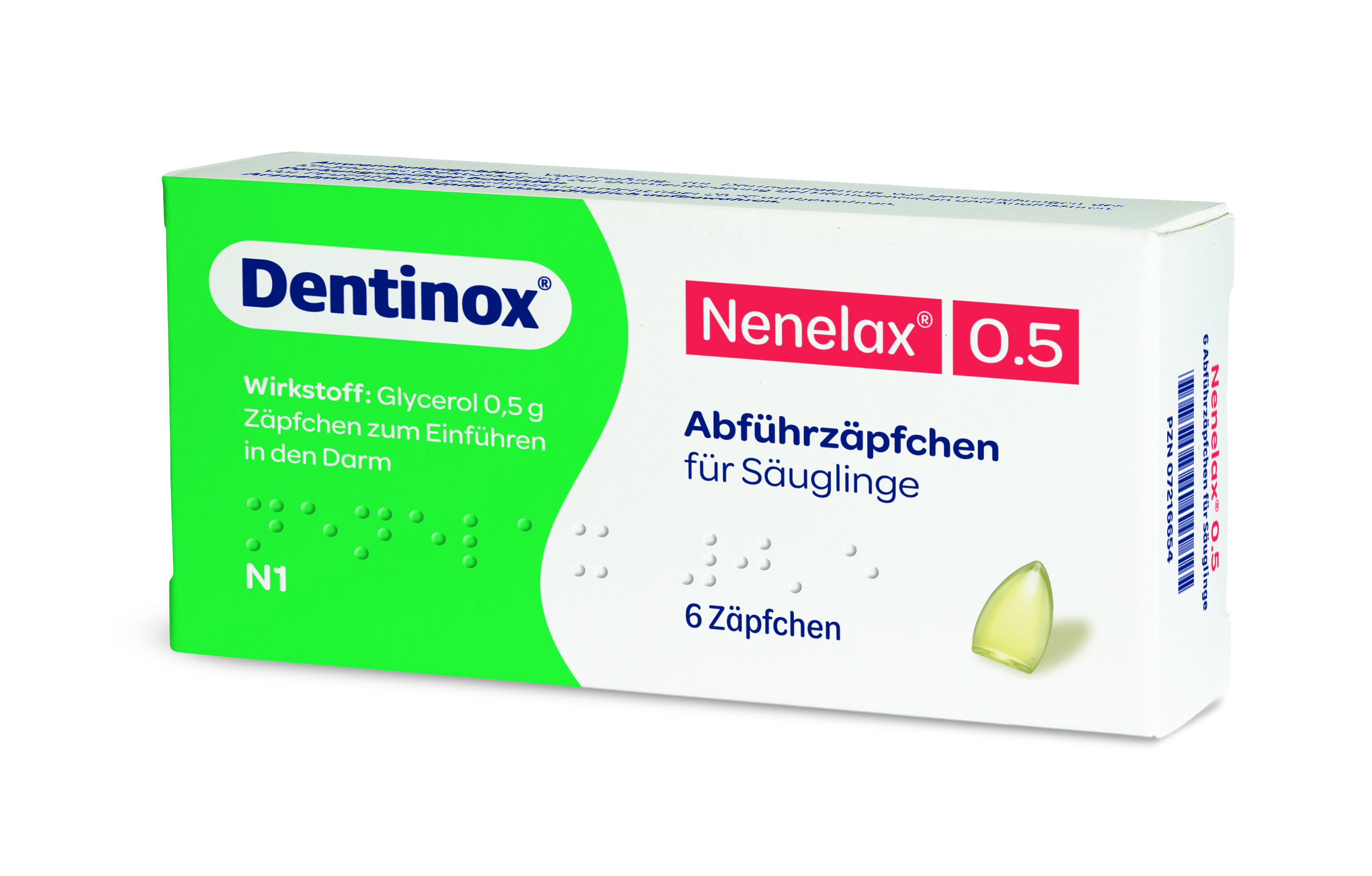 NENE LAX 0,5 Suppos.f.Säugl. Abbildung für NENE LAX 0,5 Suppos.f.Säugl.