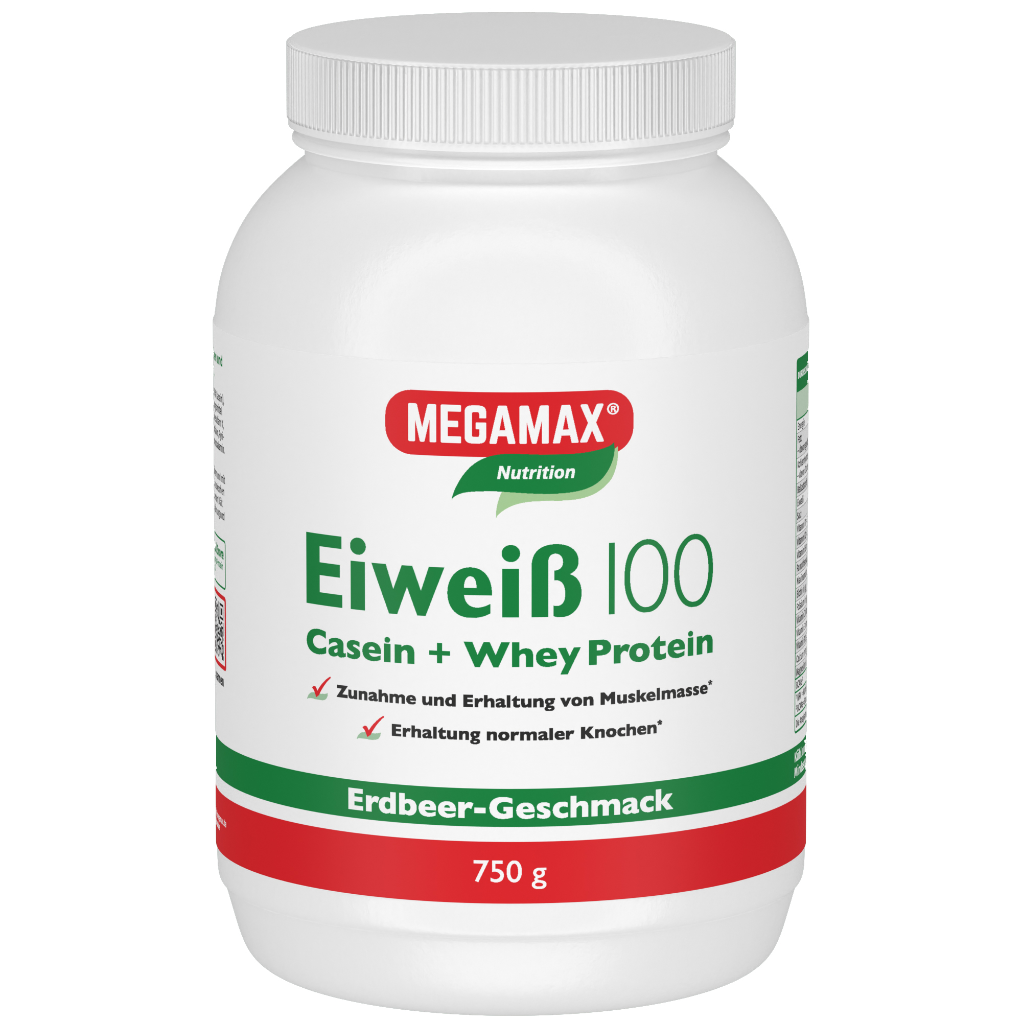EIWEISS 100 Erdbeer Megamax Pulver Abbildung für EIWEISS 100 Erdbeer Megamax Pulver
