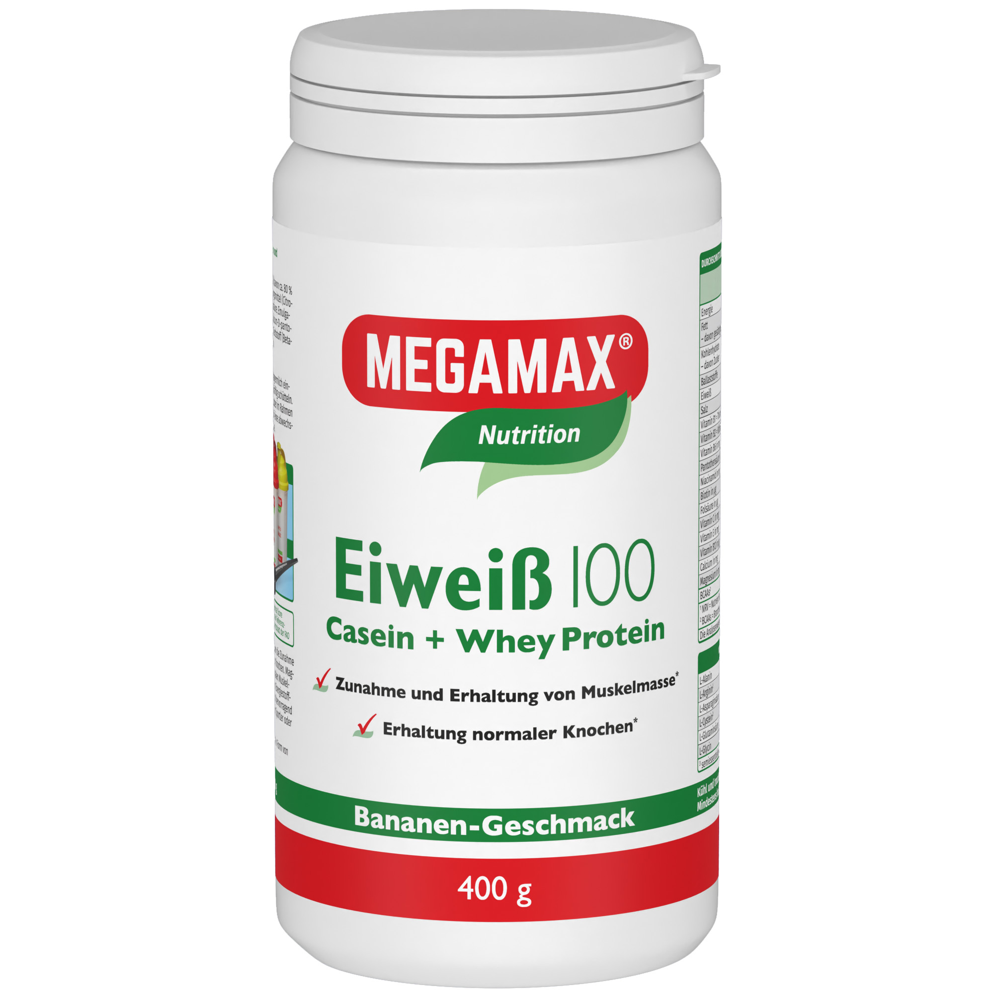 EIWEISS 100 Banane Megamax Pulver Abbildung für EIWEISS 100 Banane Megamax Pulver