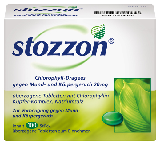 STOZZON Chlorophyll überzogene Tabletten Abbildung für STOZZON Chlorophyll überzogene Tabletten