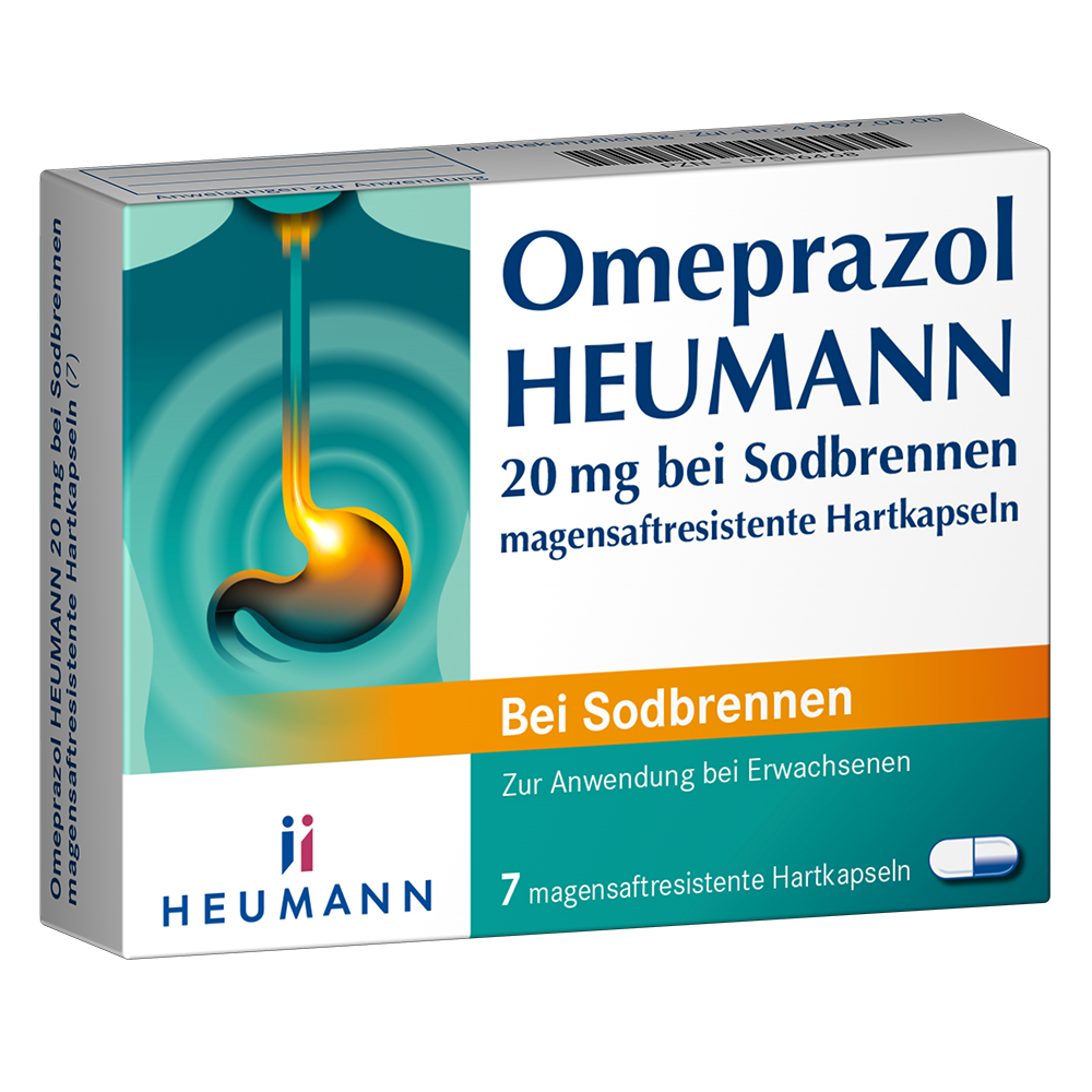 OMEPRAZOL Heumann 20 mg b.Sodbr.magensaftr.Hartk. Abbildung für OMEPRAZOL Heumann 20 mg b.Sodbr.magensaftr.Hartk.