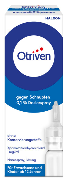 OTRIVEN 0,1% Nasenspray (Dosierspray) ohne Konservierungsstoffe Abbildung für OTRIVEN 0,1% Nasenspray (Dosierspray) ohne Konservierungsstoffe