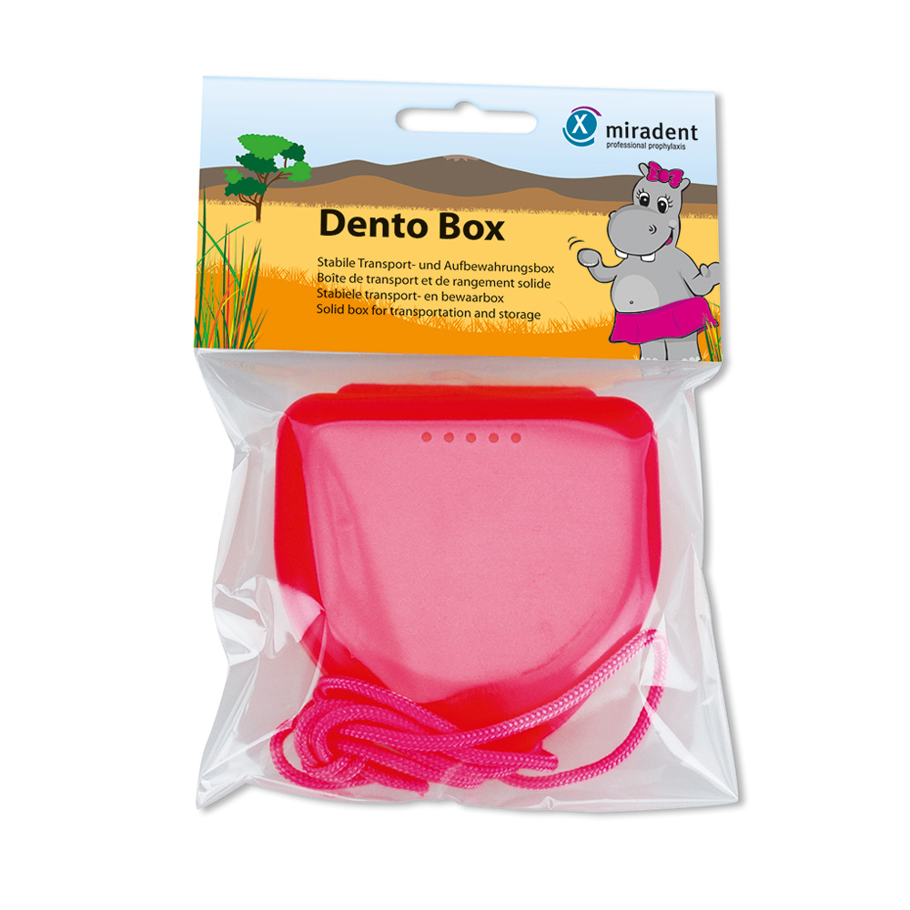 MIRADENT Zahnspangenbox Dento Box I pink Abbildung für MIRADENT Zahnspangenbox Dento Box I pink