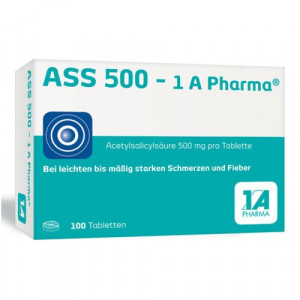 ASS 500-1A Pharma Tabletten Abbildung für ASS 500-1A Pharma Tabletten
