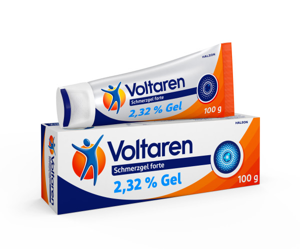 Voltaren Schmerzgel forte 23,2 mg/g Gel mit Diclofenac Abbildung für Voltaren Schmerzgel forte 23,2 mg/g Gel mit Diclofenac