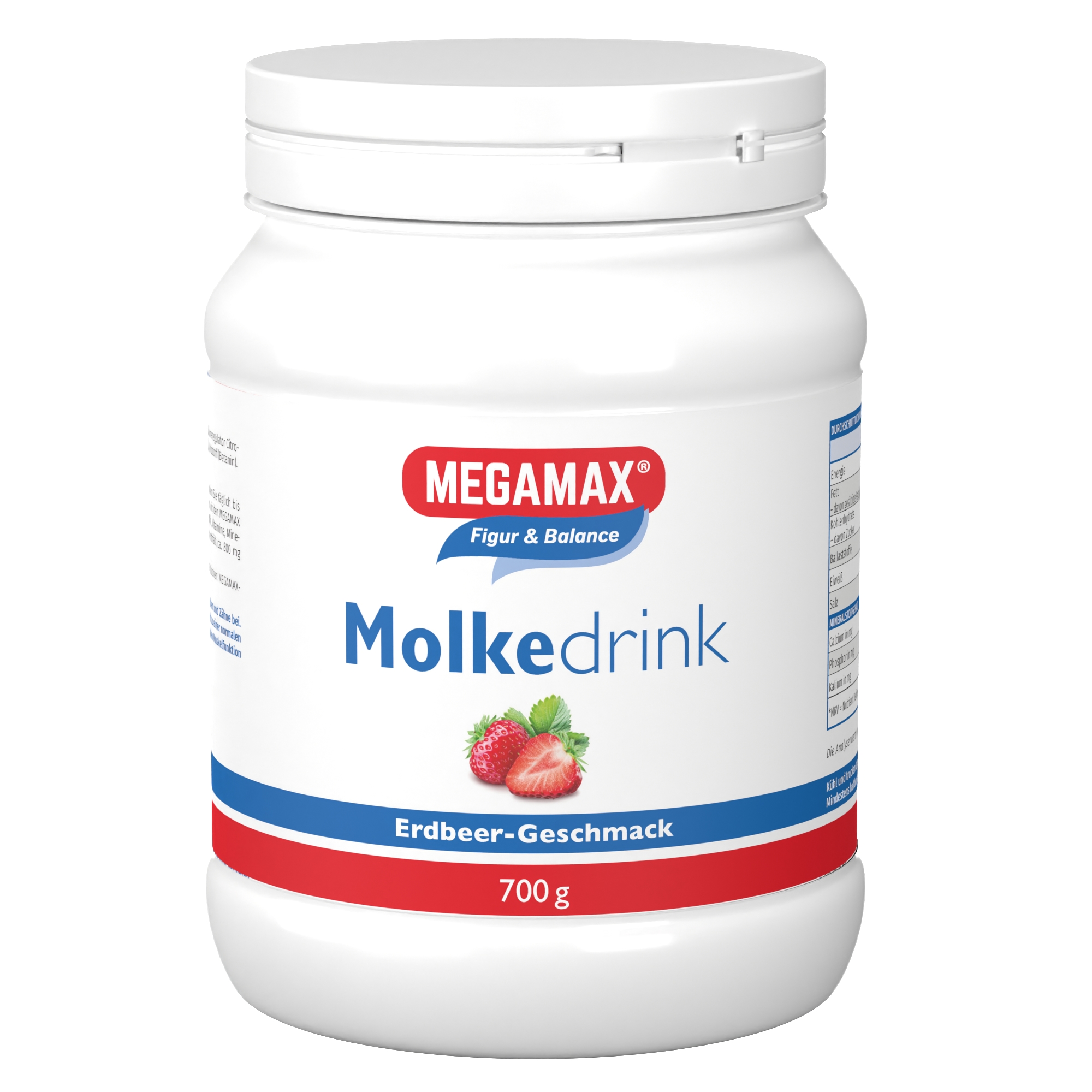 MOLKE DRINK Megamax Erdbeer Pulver Abbildung für MOLKE DRINK Megamax Erdbeer Pulver