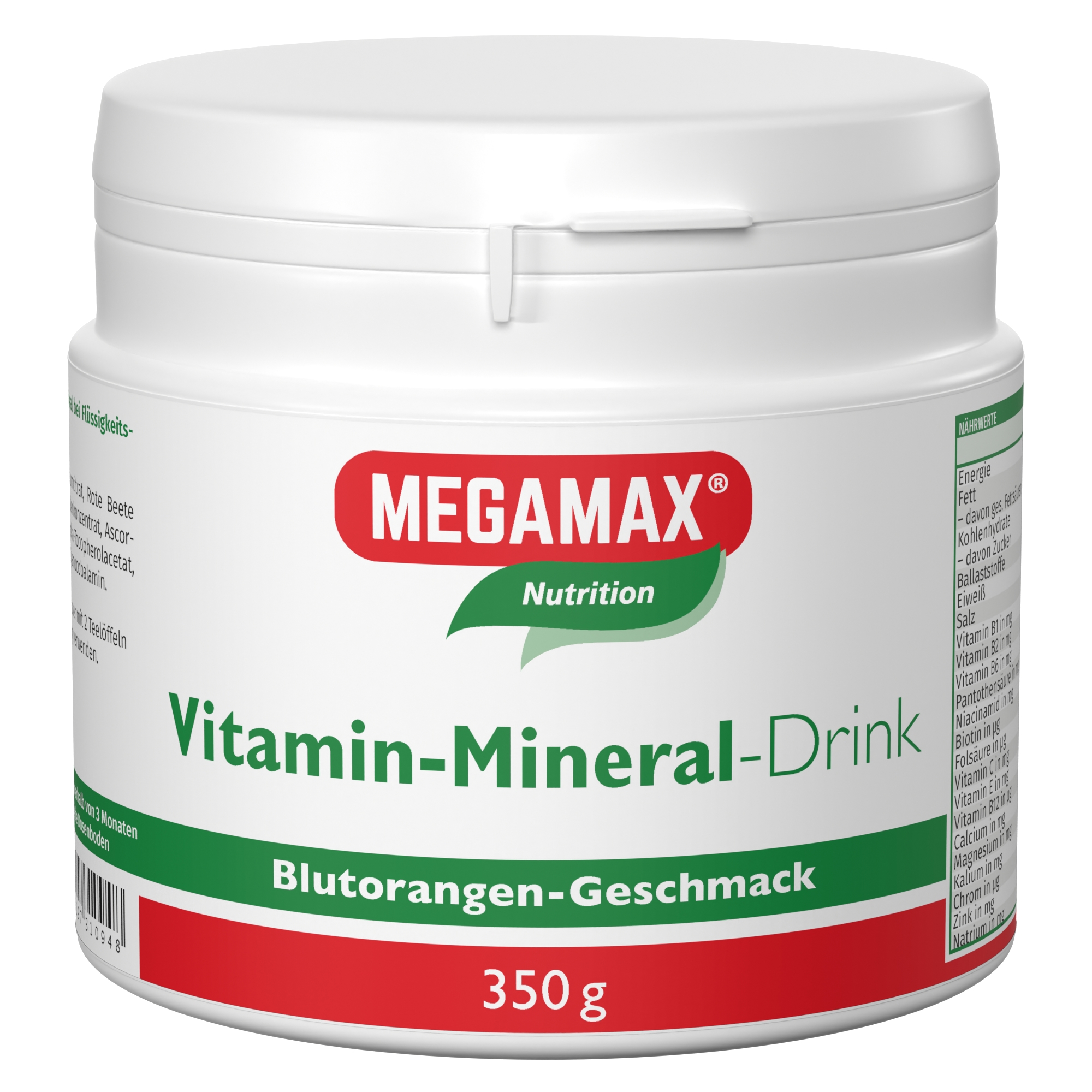 MEGAMAX Vita Mineral Drink Orange Pulver Abbildung für MEGAMAX Vita Mineral Drink Orange Pulver