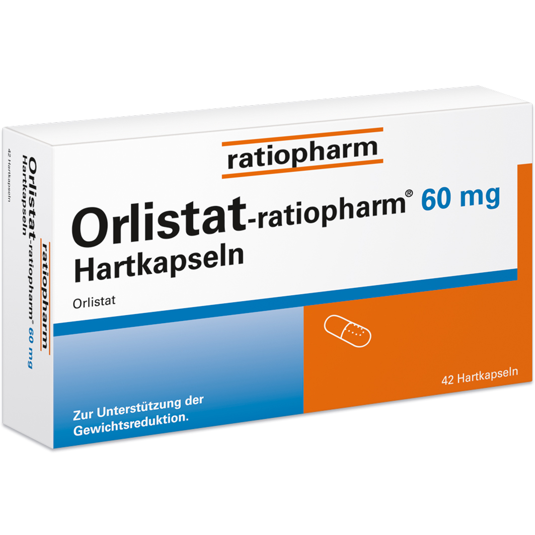 ORLISTAT-ratiopharm 60 mg Hartkapseln Abbildung für ORLISTAT-ratiopharm 60 mg Hartkapseln